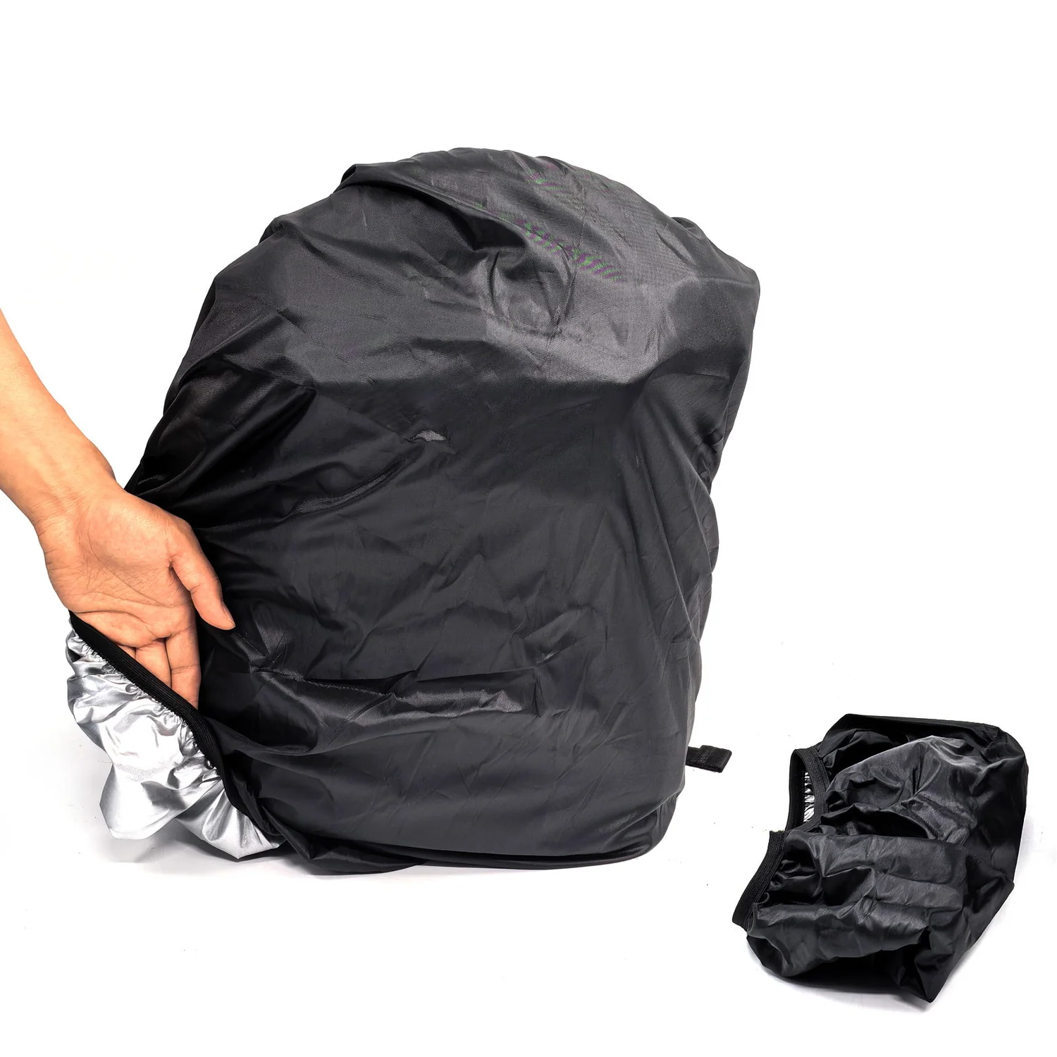 Mochila para Portátil Ewent EW2536 Trendy Roll 17,3" 34L rPET Oxford 900D Impermeável Preto - Imagem 9