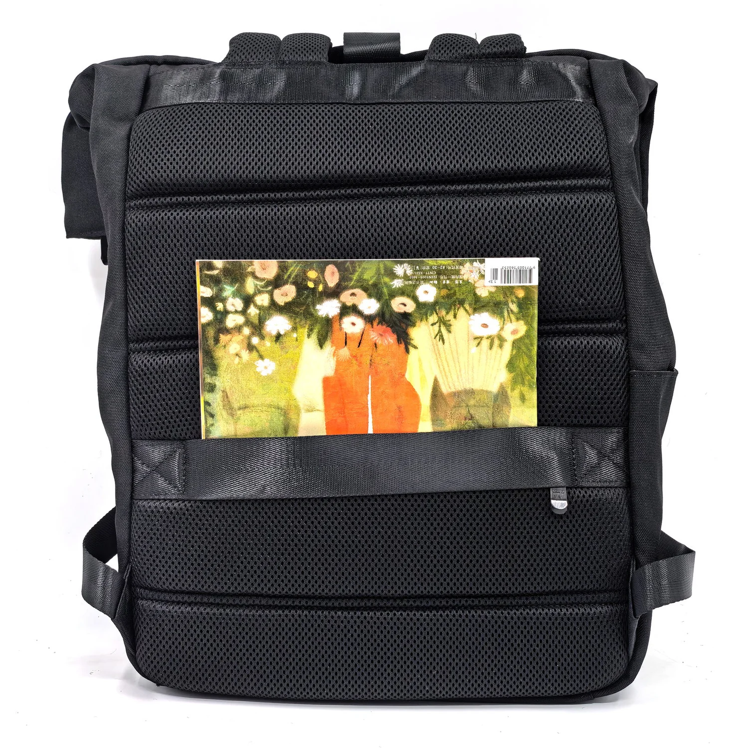 Mochila para Portátil Ewent EW2536 Trendy Roll 17,3" 34L rPET Oxford 900D Impermeável Preto - Imagem 10