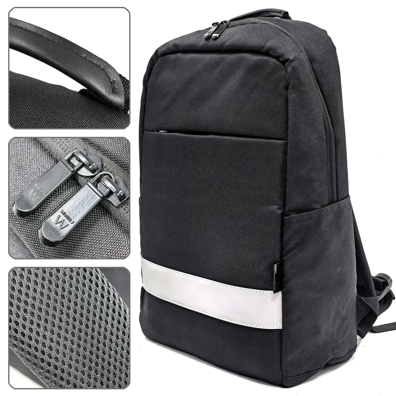 Mochila para portátil 16.1" Ewent EW2539 Urban Business Oxford 600D rPET impermeável preta - Imagem 3