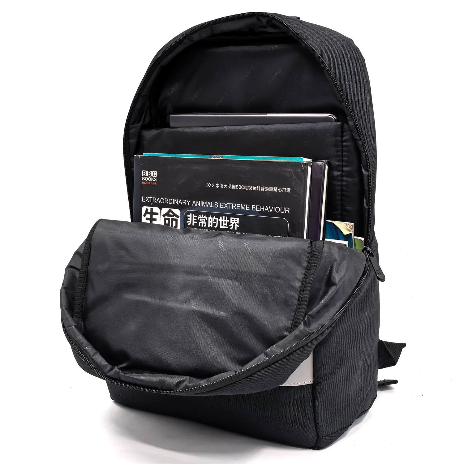 Mochila para portátil 16.1" Ewent EW2539 Urban Business Oxford 600D rPET impermeável preta - Imagem 5
