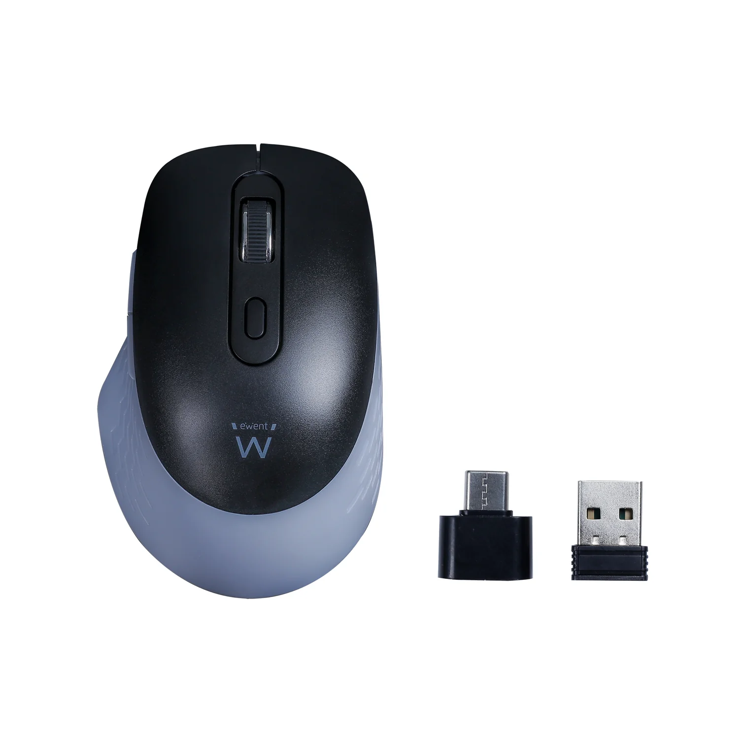 Rato Sem Fios Ewent EW3243 Multi-Conexão Bluetooth 5.2 + 2.4GHz 6 Botões 3200DPI Silencioso Preto