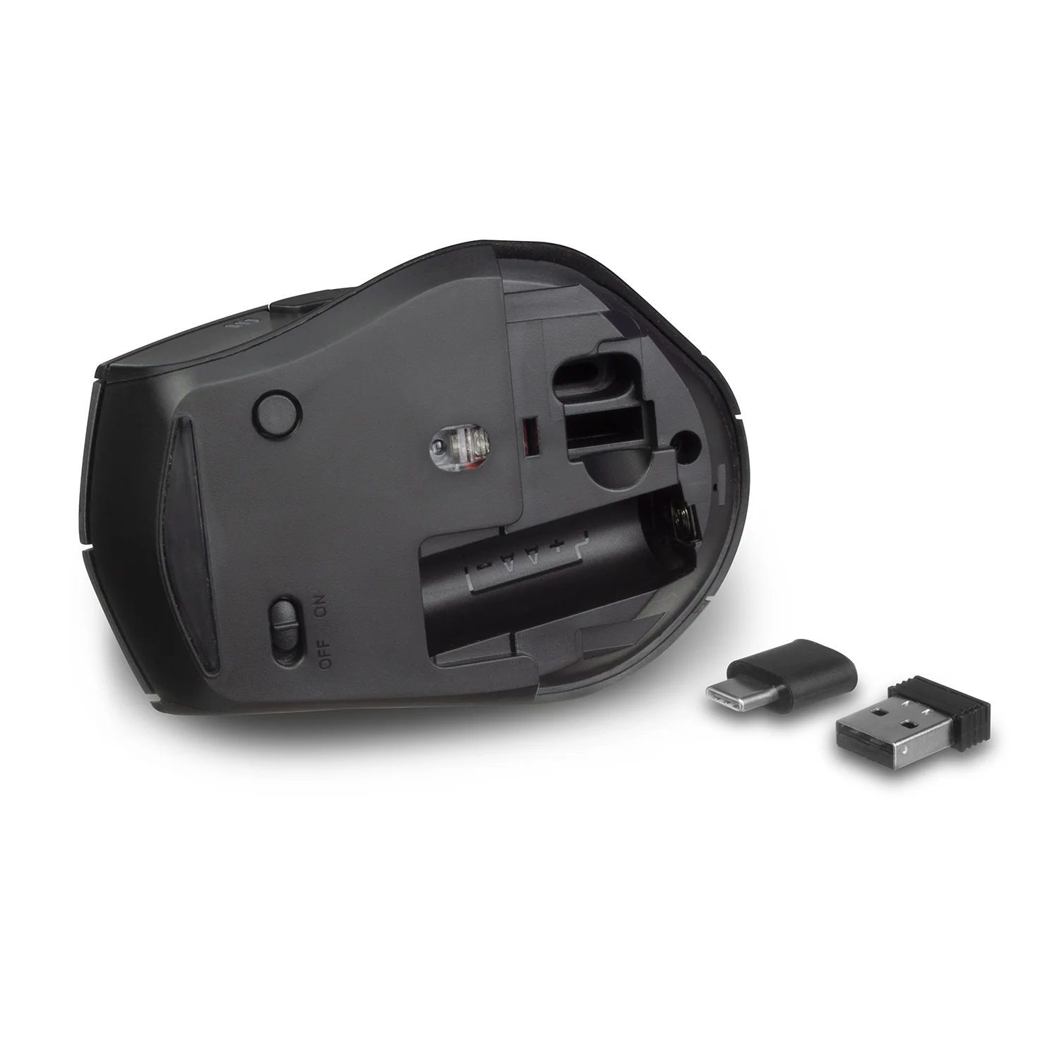 Rato sem fios silencioso Ewent EW3245 2400 DPI dupla ligação USB-A e USB-C - Imagem 2