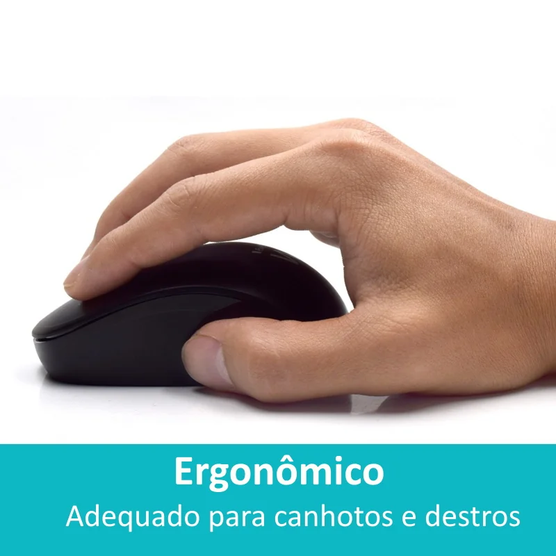 Kit teclado e rato sem fios Ewent EW3258 QWERTY PT silencioso 1600DPI preto - Imagem 6