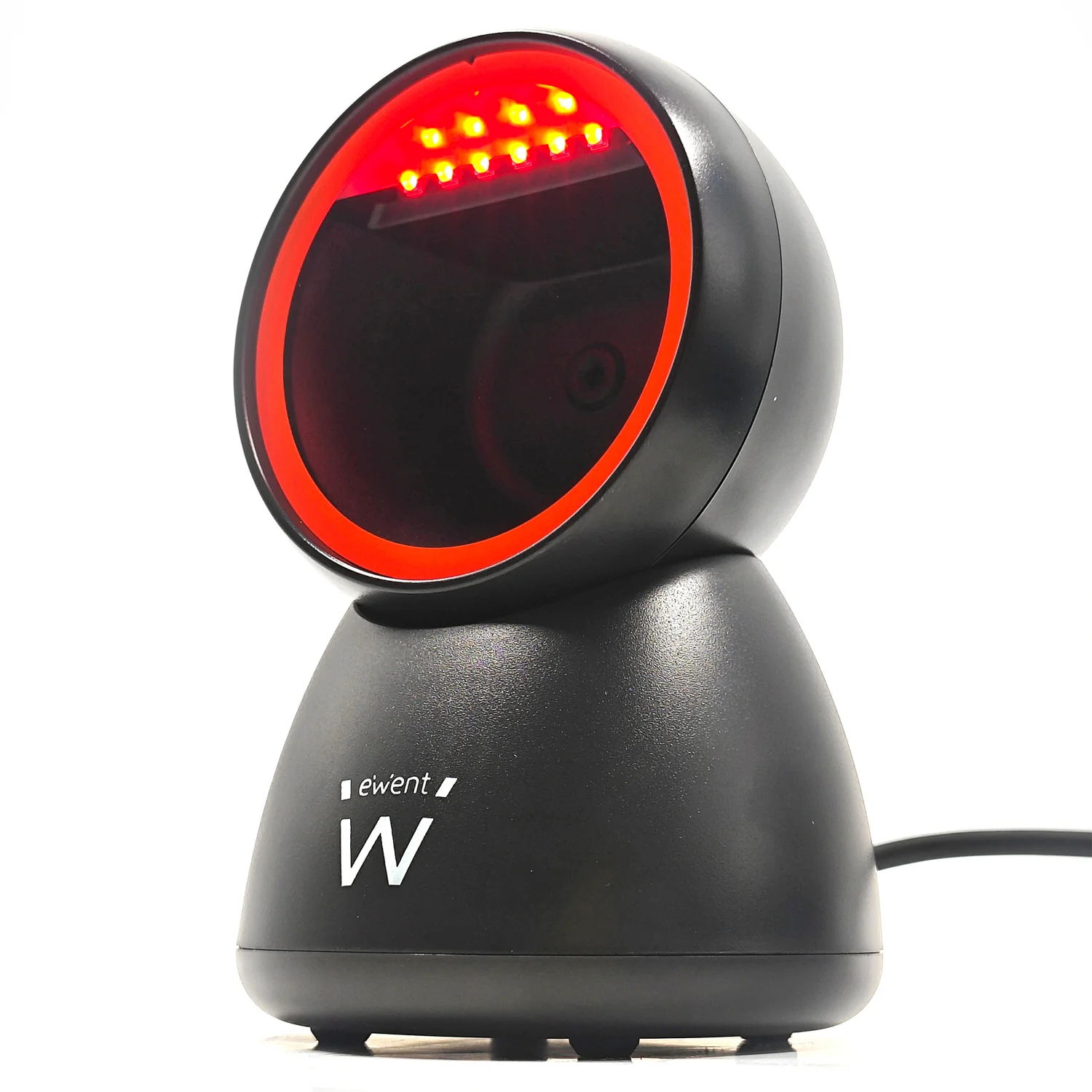 Leitor códigos de barras Ewent EW3450 fixo 1D/2D QR hands-free USB CMOS preto - Imagem 3