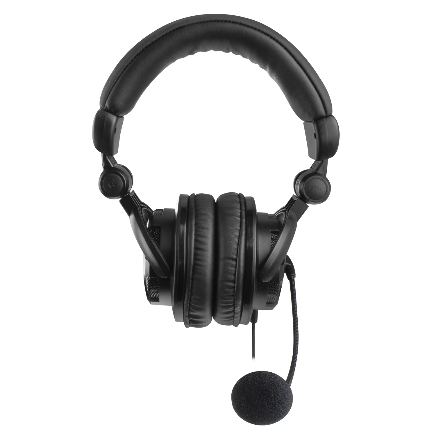 Auscultadores com Microfone Ewent EW3564 Estéreo com Fio Jack 3.5mm Controlo de Volume Dobráveis Preto - Imagem 4