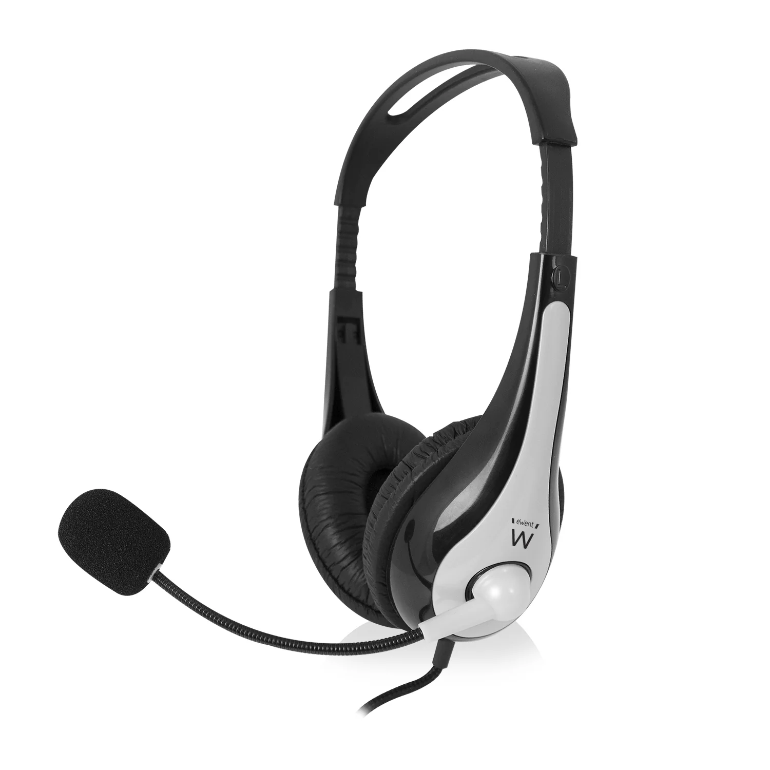 Auscultadores USB Ewent EW3565 estereo com microfone e controlo de volume