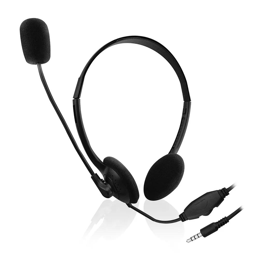 Auscultadores Ewent EW3567 com microfone jack 3.5mm cabo 1.8m para smartphone - Imagem 4