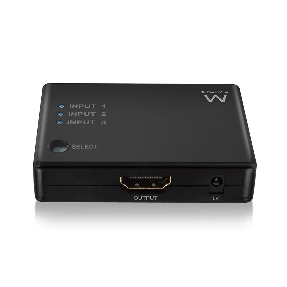 Switch HDMI Ewent EW3730 3 portas 4K 30Hz com comando e alimentacao USB - Imagem 6