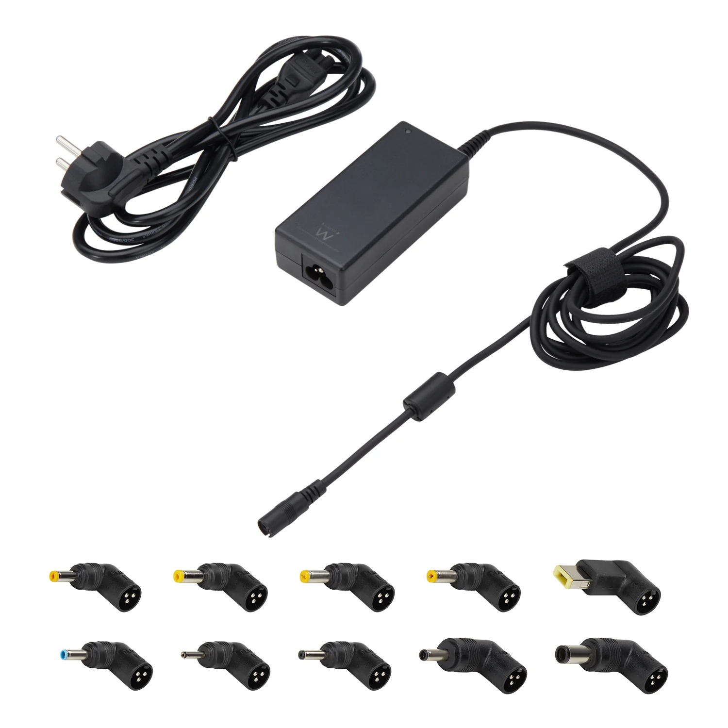 Carregador universal portátil Ewent EW3968 automático 65W 10 conectores preto