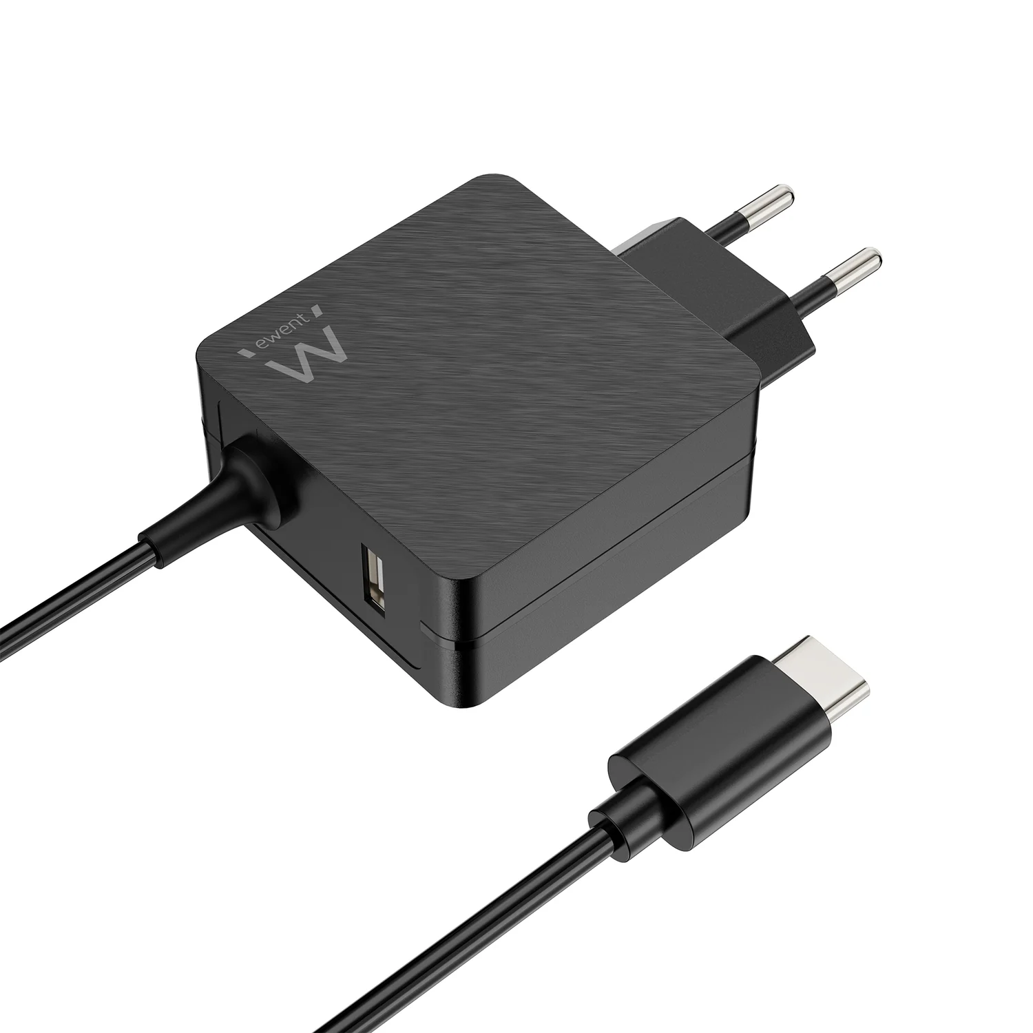 Carregador USB-C Ewent EW3979 45W Power Delivery + Porta USB-A Carregamento Rápido