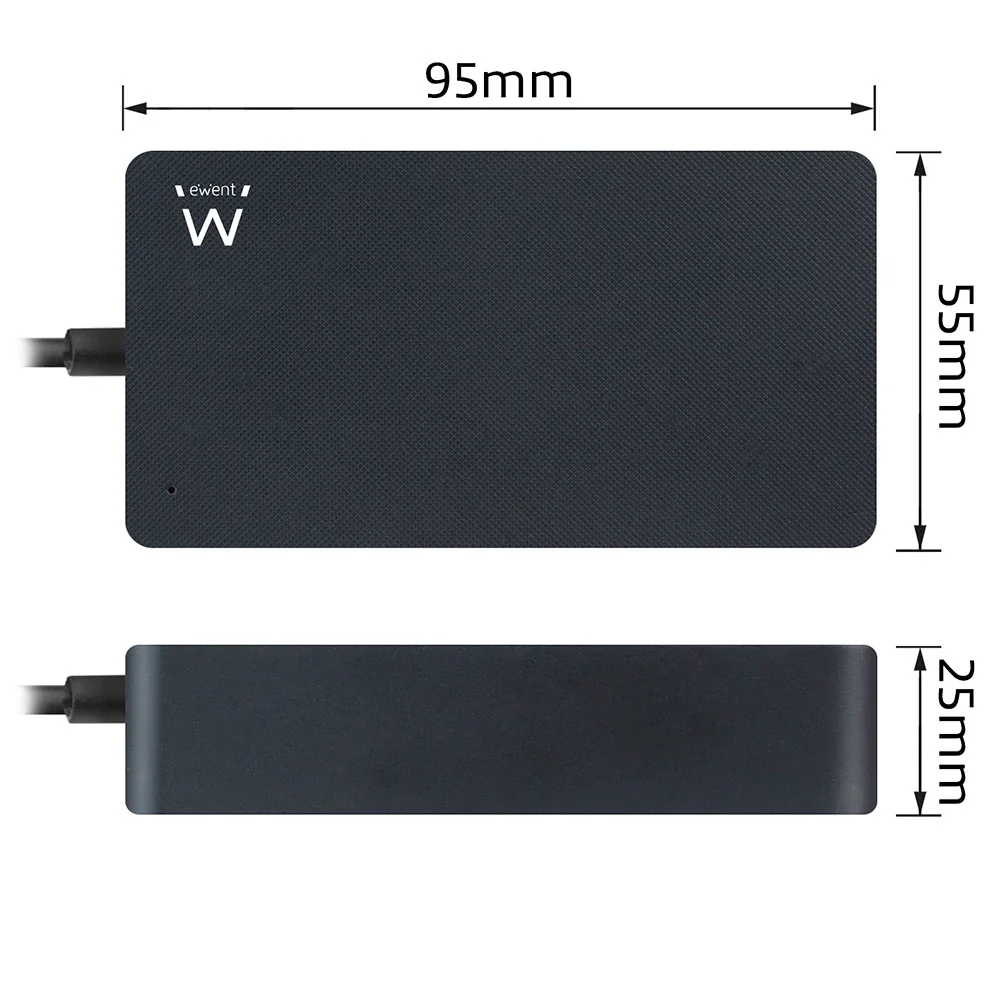 Carregador USB-C portátil Ewent EW3980 65W Power Delivery para computador portátil preto - Imagem 4