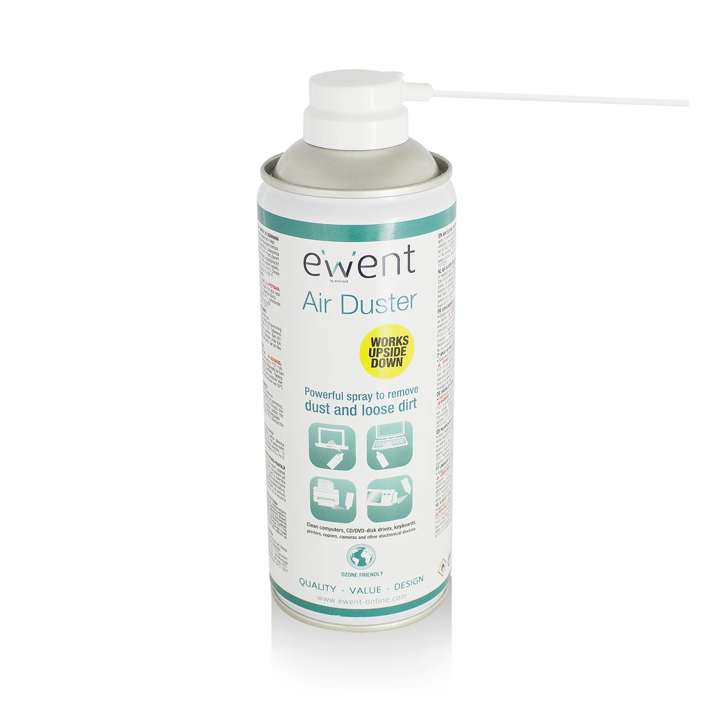 Spray de ar comprimido Ewent EW5600 220 ml eliminador de pó profissional