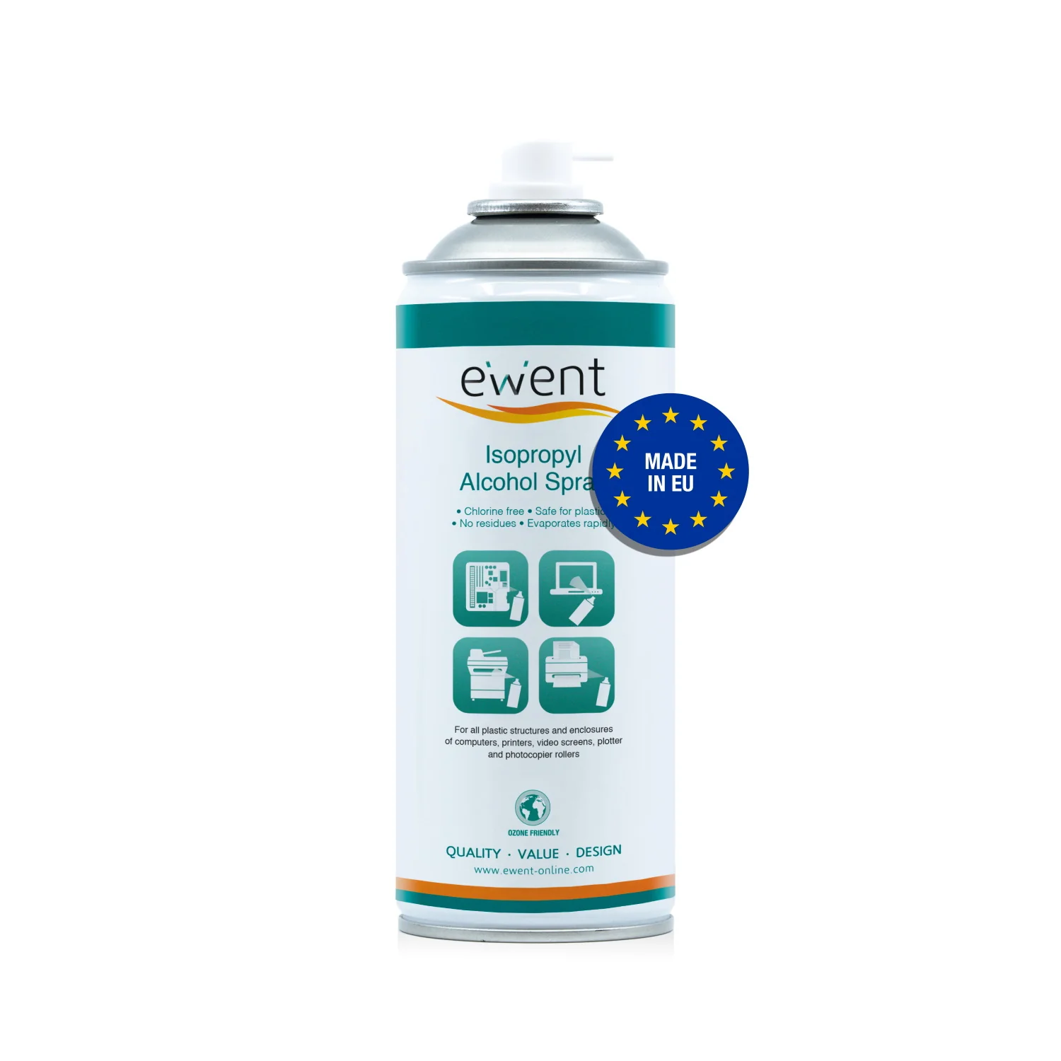 Spray de álcool isopropílico Ewent EW5611 400 ml para limpeza eletrónica - Imagem 7