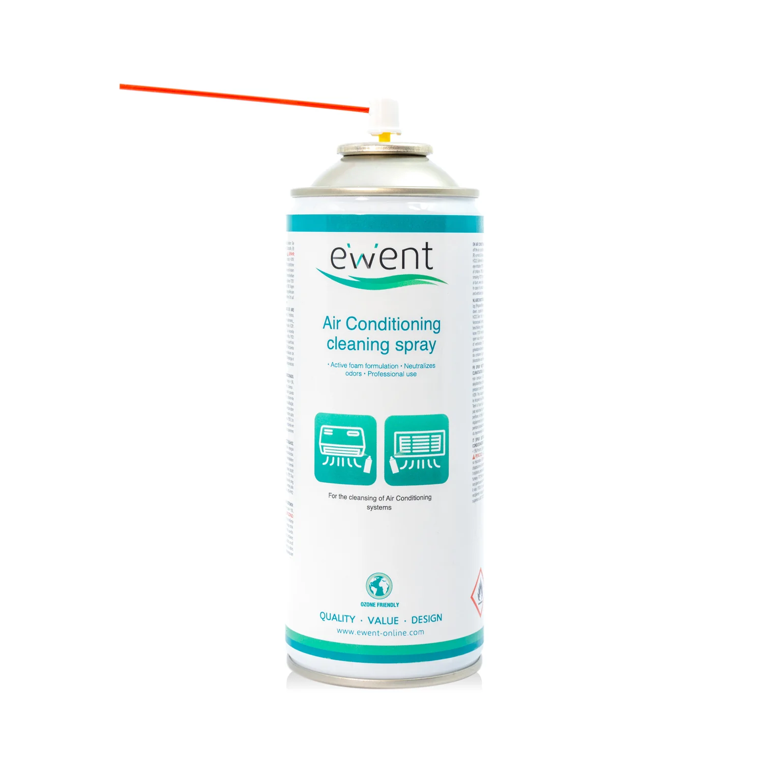 Spray de limpeza para ar condicionado Ewent EW5619 400 ml espuma ativa