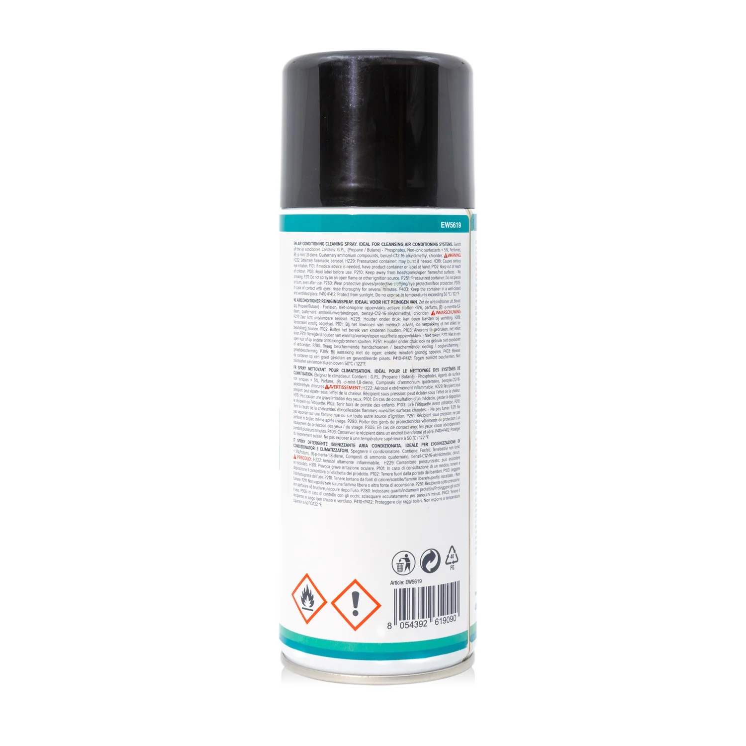 Spray de limpeza para ar condicionado Ewent EW5619 400 ml espuma ativa - Imagem 3