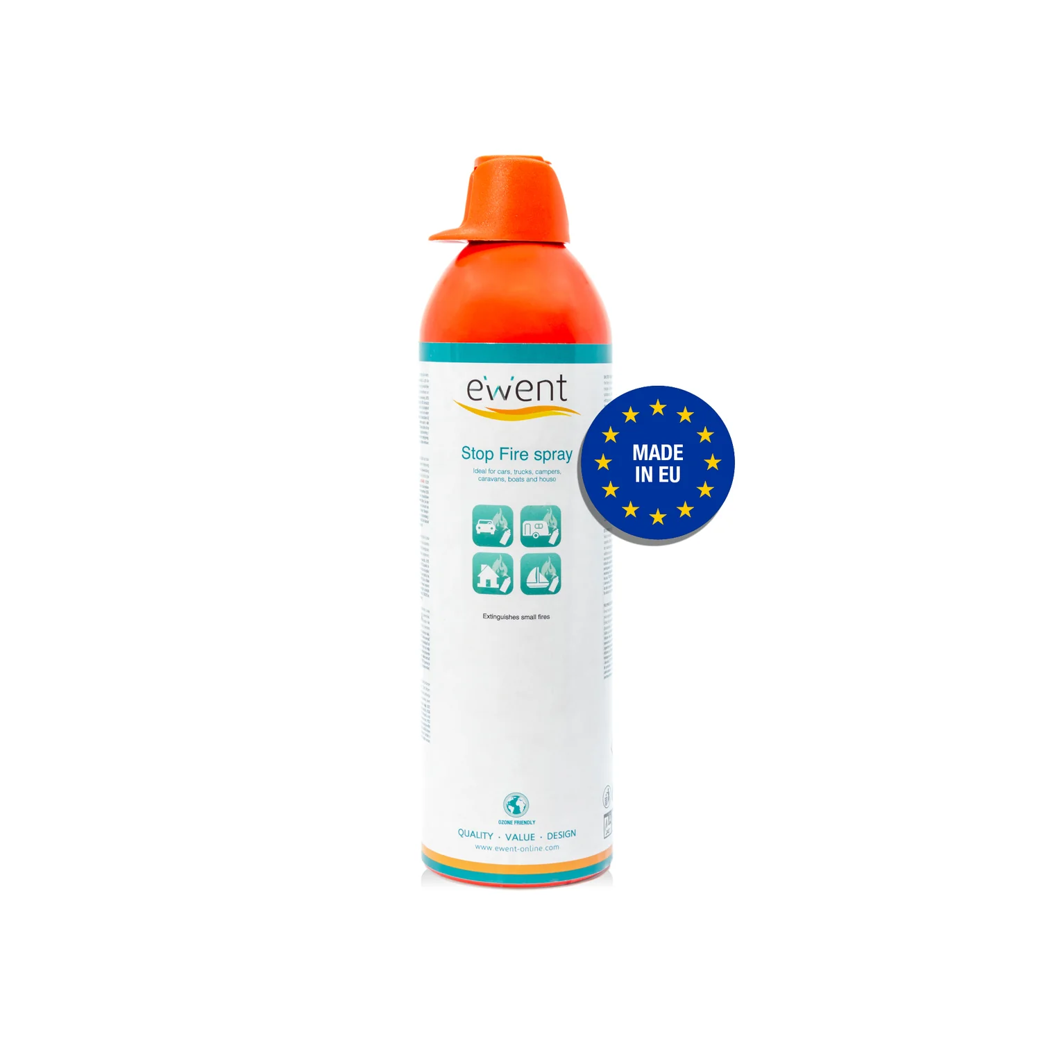 Extintor de Emergência Ewent EW5621 Spray Stop Fogo Classes A B C E - Imagem 2