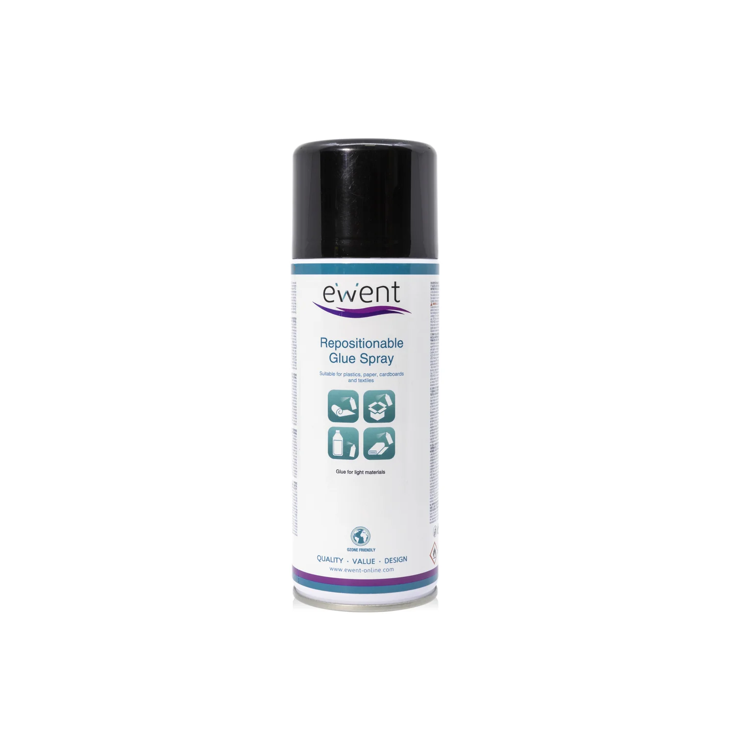 Spray de cola reposicionável Ewent EW5625 adesivo de secagem rápida