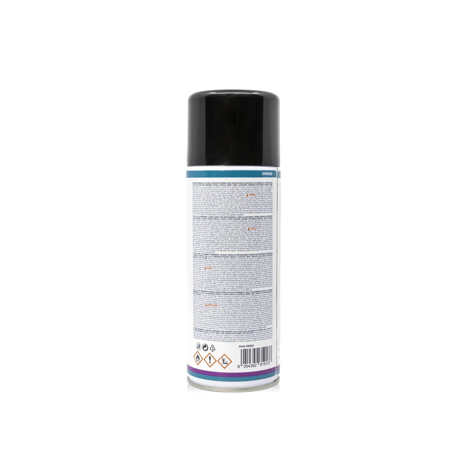 Spray de cola permanente Ewent EW5626 adesivo de secagem rápida multimaterial - Imagem 3