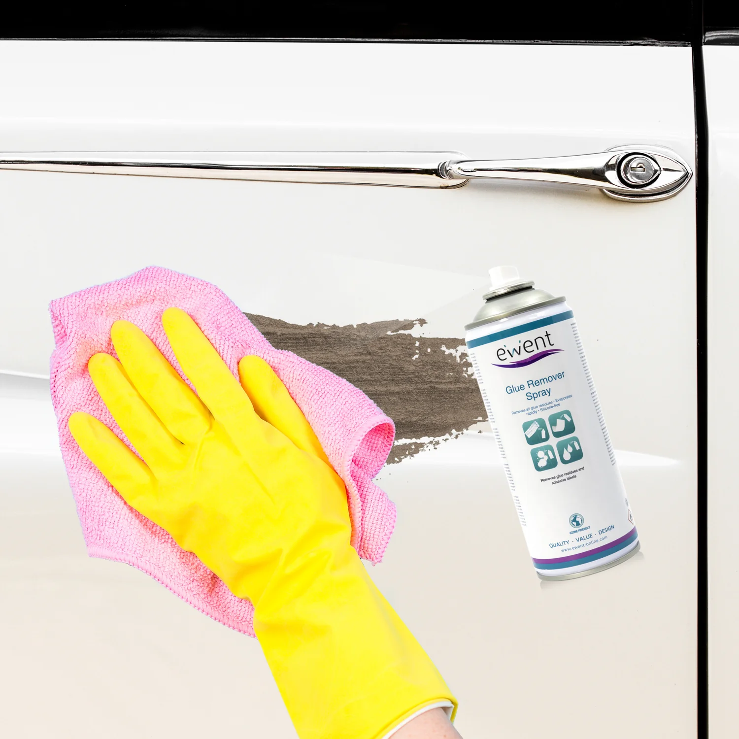 Spray Removedor de Cola Ewent EW5627 400ml, Remove Etiquetas e Resíduos Adesivos - Imagem 8