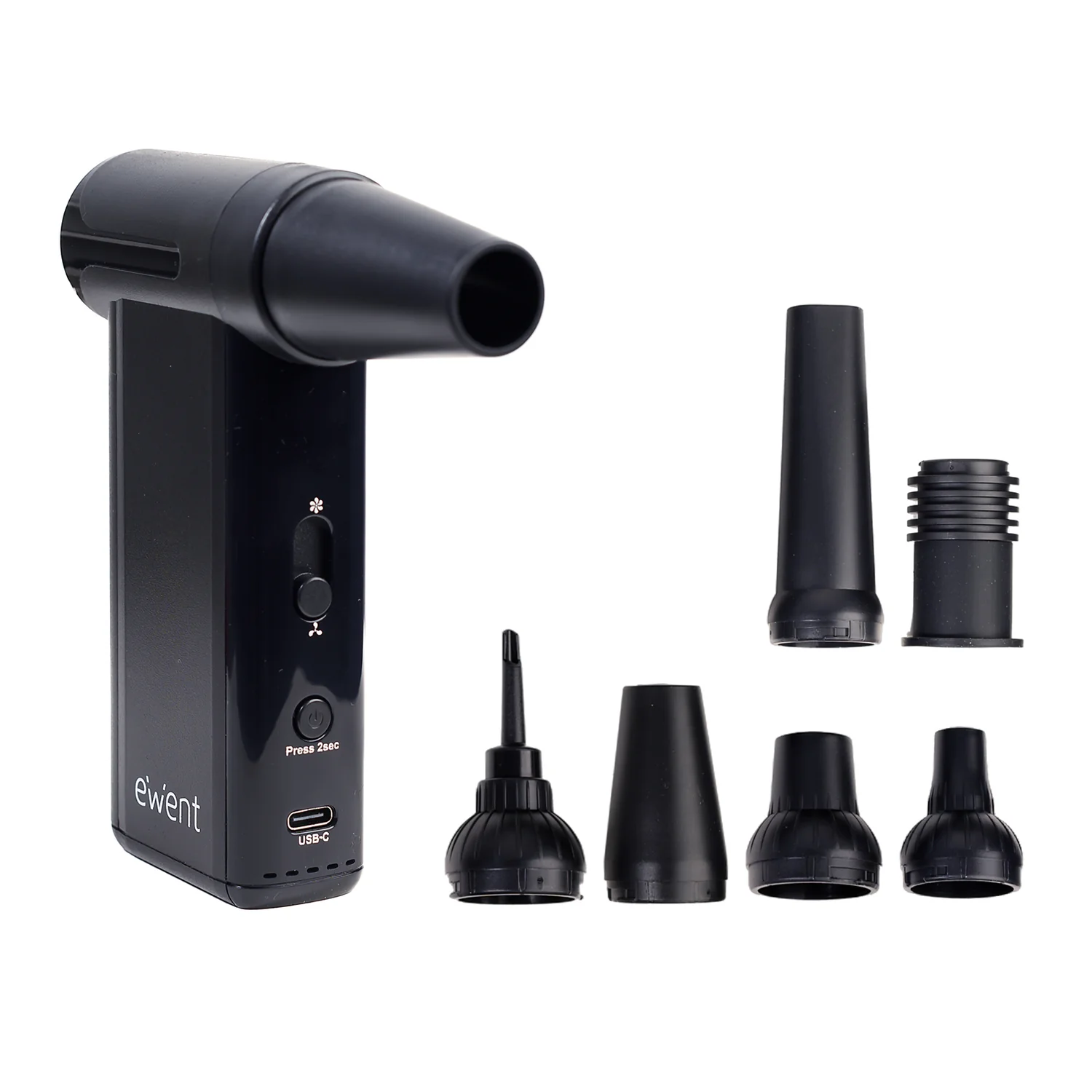 Spray de ar comprimido elétrico Ewent EW5681 130W 130000RPM 3-em-1 recarregável