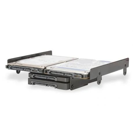 Adaptador de Montagem Ewent EW7002 5.25" para 4x HDD/SSD 2.5" e 1x 3.5" Alumínio Preto - Imagem 3