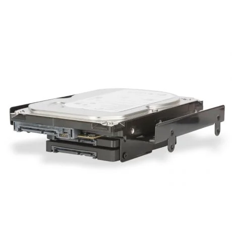 Adaptador de Montagem Ewent EW7002 5.25" para 4x HDD/SSD 2.5" e 1x 3.5" Alumínio Preto - Imagem 2