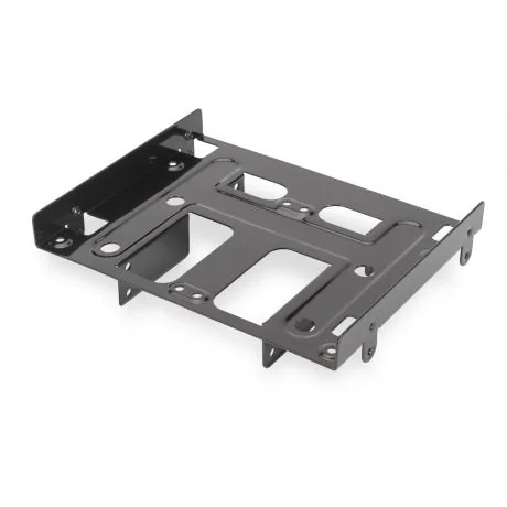 Adaptador de Montagem Ewent EW7002 5.25" para 4x HDD/SSD 2.5" e 1x 3.5" Alumínio Preto - Imagem 1