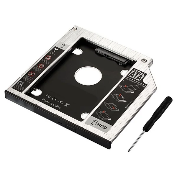Suporte de Instalação SATA SSD/HDD 2.5" para Slot de Leitor CD/DVD/Blu-ray 9.5 mm Ewent EW7003 - Imagem 2