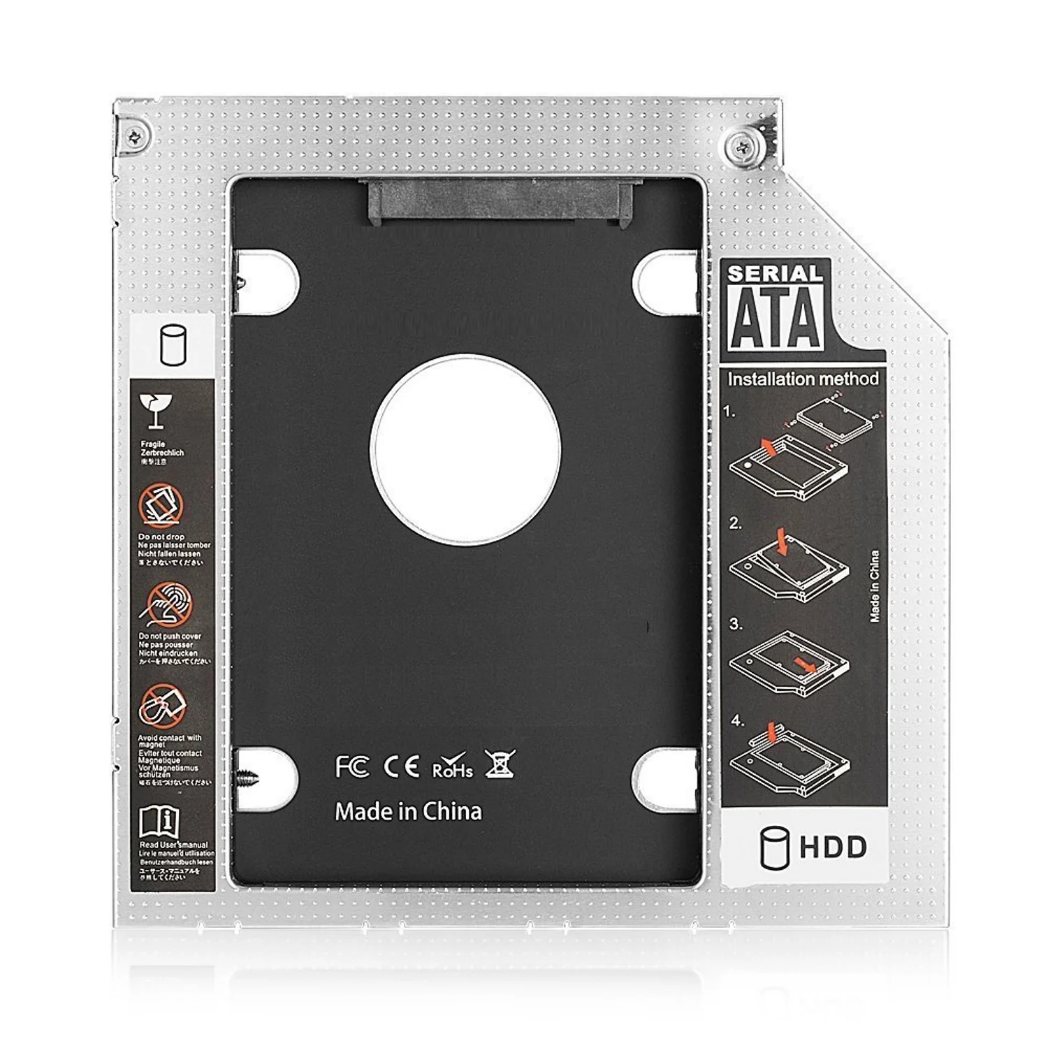Caixa adaptadora HDD/SSD Ewent EW7005 SATA III 2.5" para slot CD/DVD 12.7 mm - Imagem 3