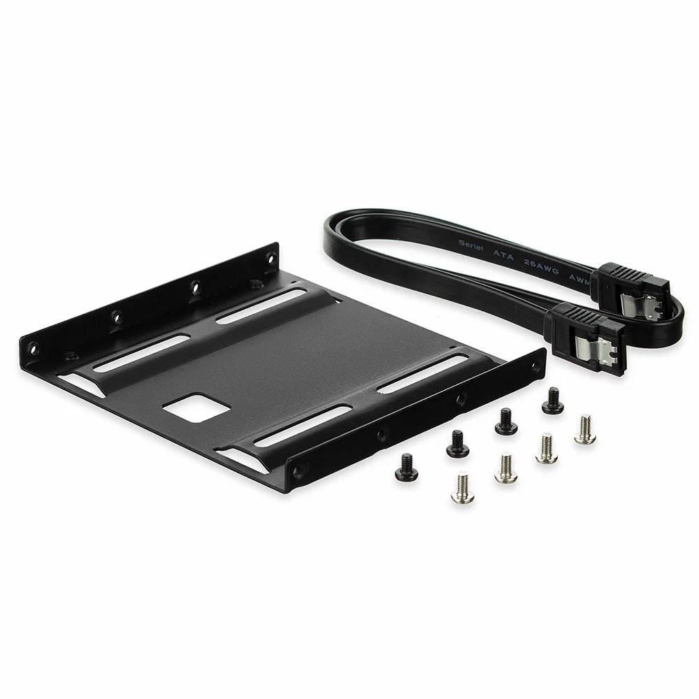 Kit de Montagem para Disco Ewent EW7007 2.5" para Baía 3.5" com Cabo SATA III Preto