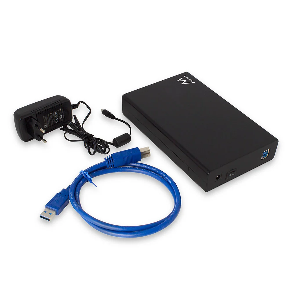 Caixa Externa para Disco 3.5" SATA USB 3.2 Gen 1 Ewent EW7056 Preto Sem Parafusos - Imagem 3