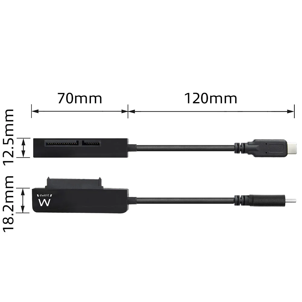Cabo Adaptador USB-C para SATA 2.5" Ewent EW7075 para SSD e HDD, com Suporte UASP - Imagem 5