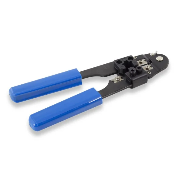 Alicate de Crimpagem Modular Ewent EW9005 para RJ45, Ferramenta de Combinação, Preto/Azul - Imagem 2
