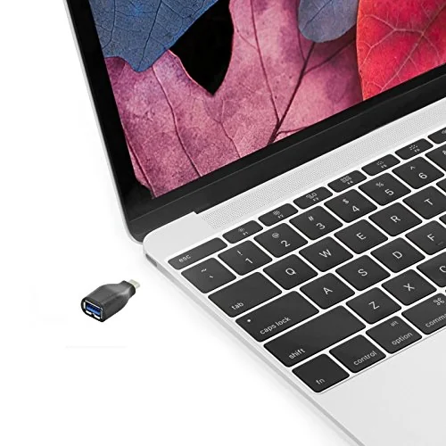 Adaptador USB-C para USB-A 3.2 Gen 1 OTG em Alumínio Ewent EW9643 Preto - Imagem 2