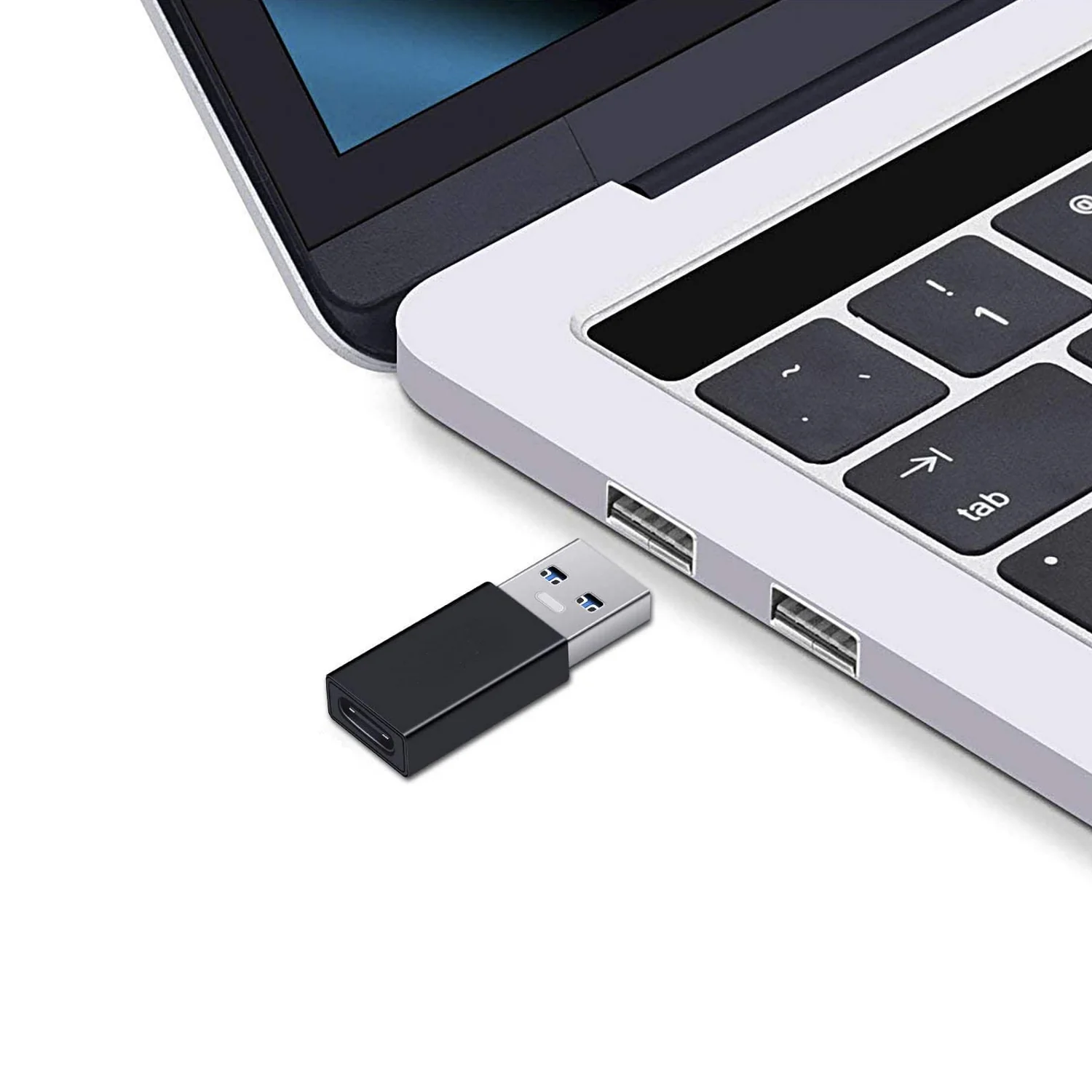 Adaptador USB-A 3.0 Macho para USB-C Fêmea Ewent EW9650 Alumínio Preto - Imagem 5
