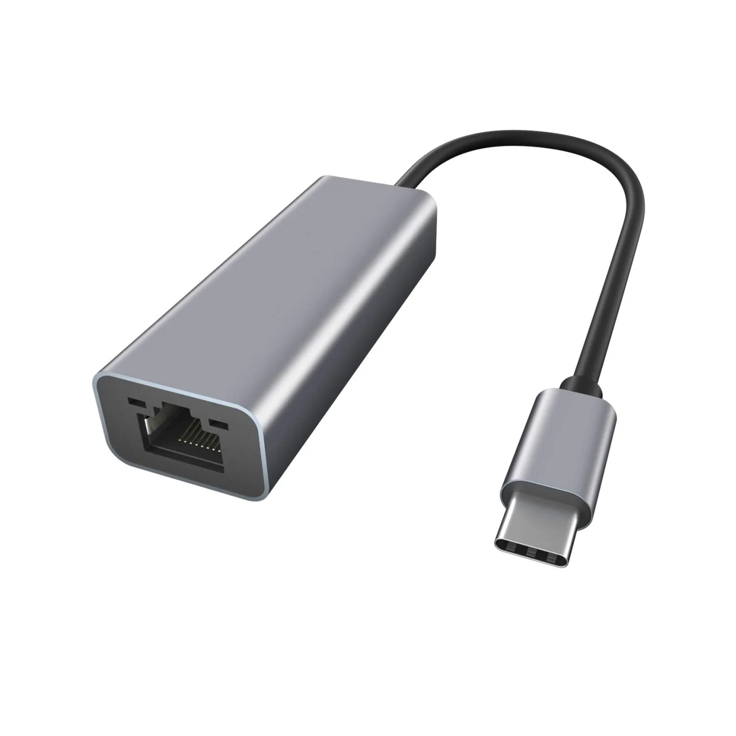 Adaptador de Rede Gigabit USB-C Ewent EW9818 Alumínio Space Grey 1000 Mbps