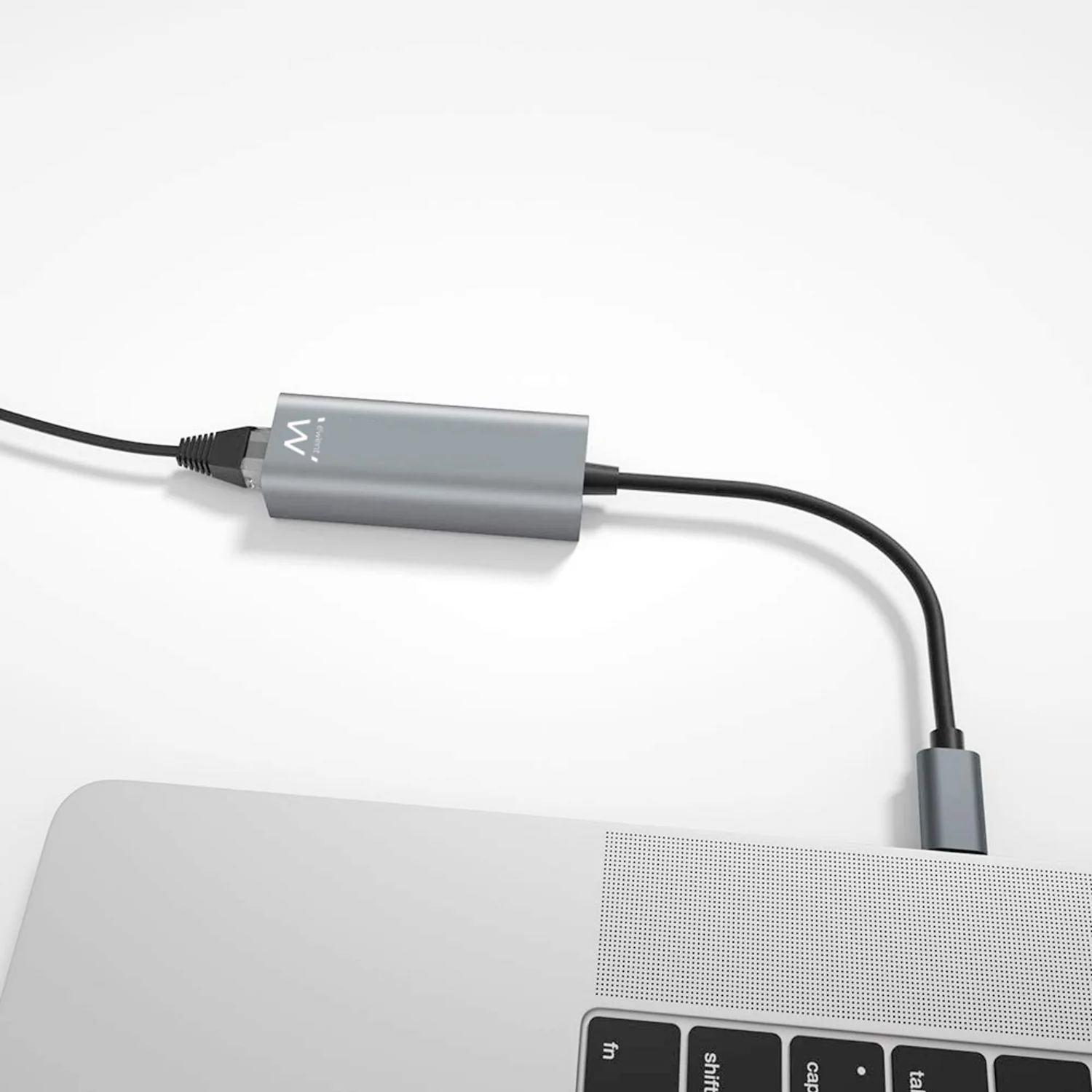 Adaptador de Rede Gigabit USB-C Ewent EW9818 Alumínio Space Grey 1000 Mbps - Imagem 4