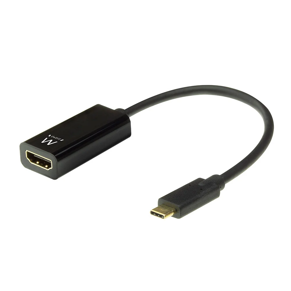 Adaptador USB-C para HDMI Fêmea 4K 60Hz Ewent EW9823 Preto