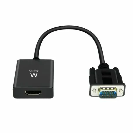 Cabo Adaptador VGA para HDMI com Áudio Ewent EW9866 0.2m Full HD