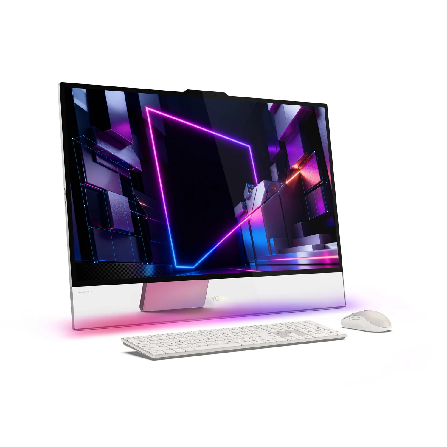 Computador All-in-One Lenovo Yoga 31.5" 4K OLED Intel Core Ultra X7 32GB 1TB SSD Seashell - Imagem 10