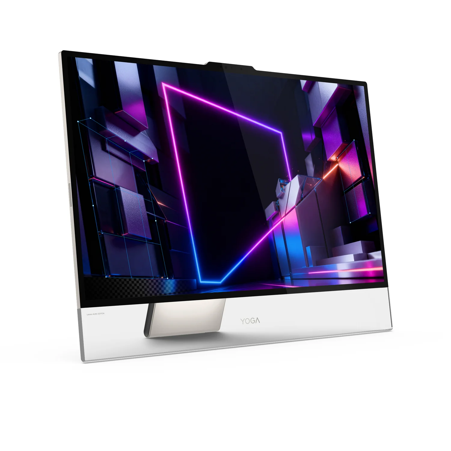 Computador All-in-One Lenovo Yoga 31.5" 4K OLED Intel Core Ultra X7 32GB 1TB SSD Seashell - Imagem 5