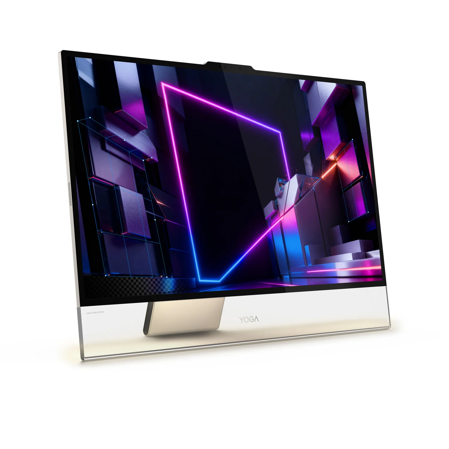 Computador All-in-One Lenovo Yoga 31.5" 4K OLED Intel Core Ultra X7 32GB 1TB SSD Seashell - Imagem 6