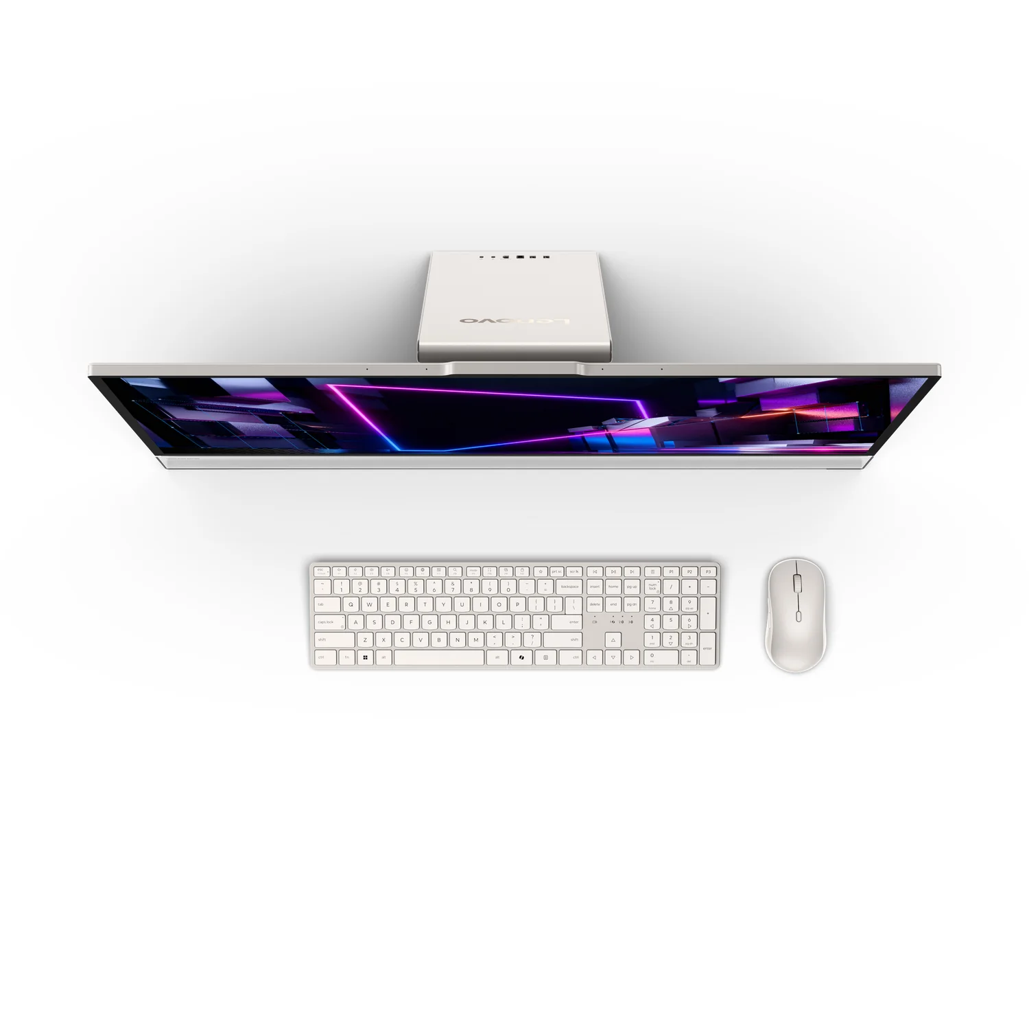 Computador All-in-One Lenovo Yoga 31.5" 4K OLED Intel Core Ultra X7 32GB 1TB SSD Seashell - Imagem 12