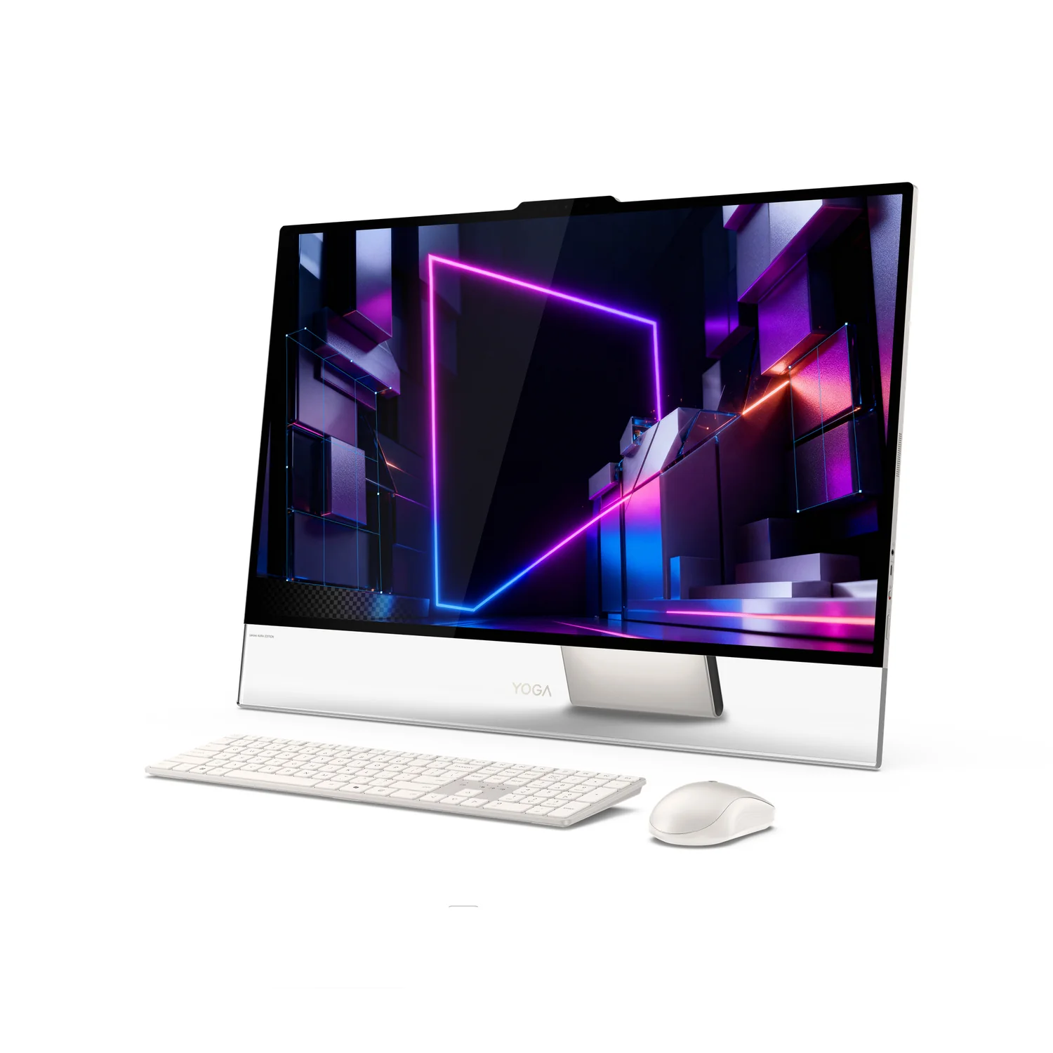 Computador All-in-One Lenovo Yoga 31.5" 4K OLED Intel Core Ultra X7 32GB 1TB SSD Seashell - Imagem 7