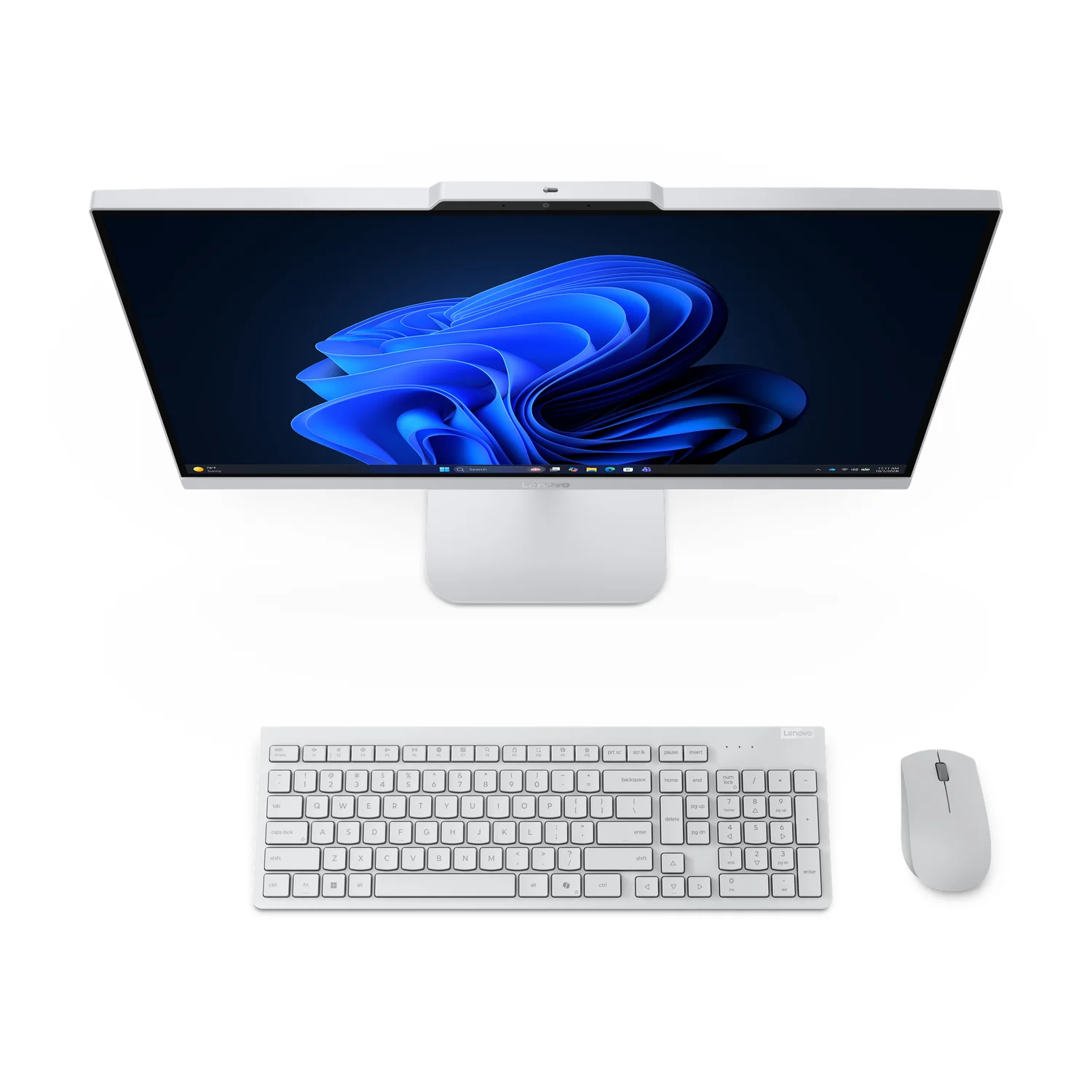 Computador All-in-One Lenovo A105-255 23.8" FHD AMD Ryzen 5 8GB 512GB SSD Radeon 610M W11H Cinzento - Imagem 4