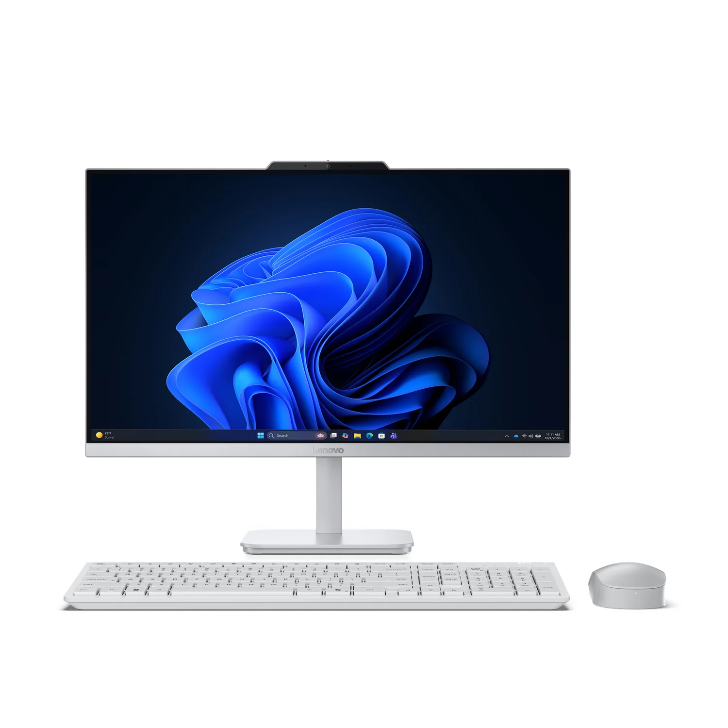 Computador All-in-One Lenovo A105-255 23.8" FHD AMD Ryzen 5 8GB 512GB SSD Radeon 610M W11H Cinzento