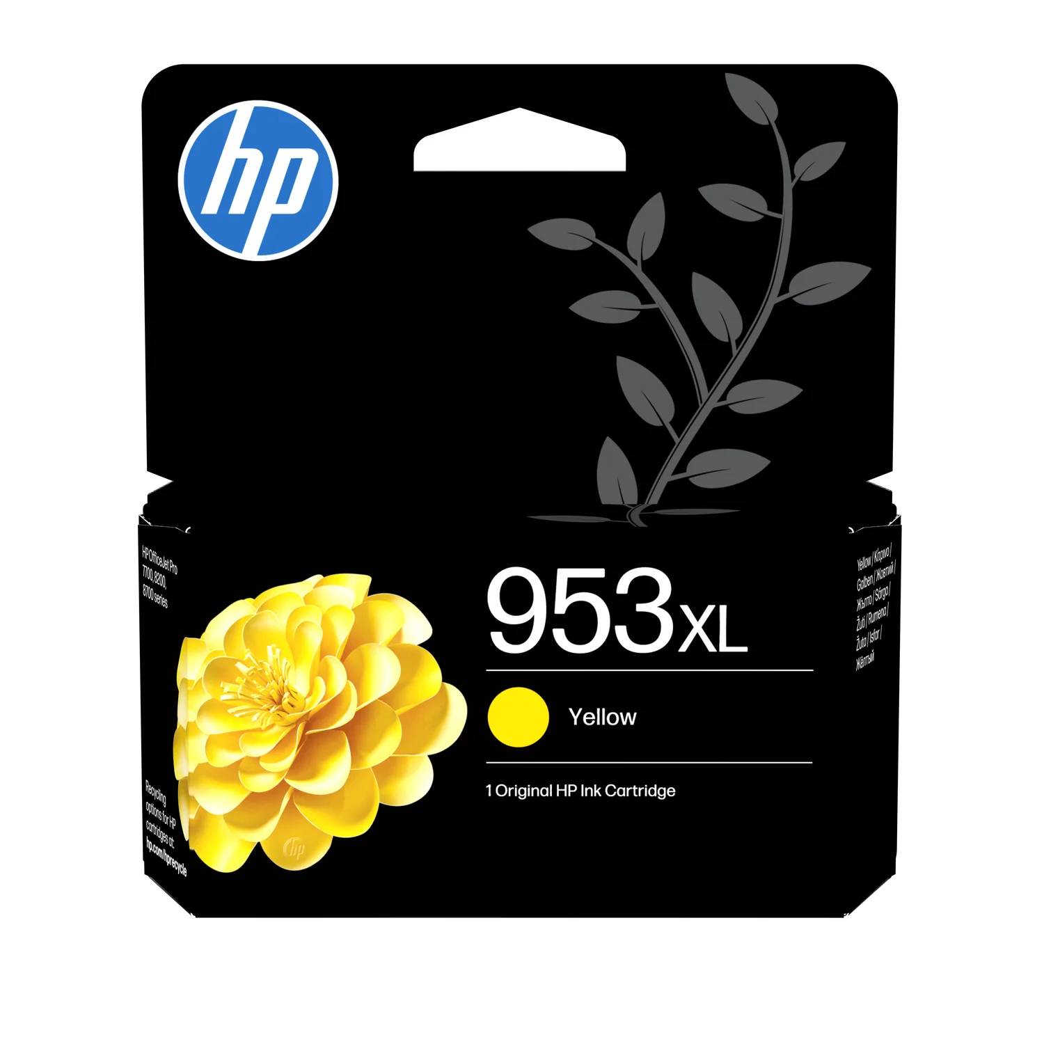 Tinteiro HP 953XL Amarelo Original Alto Rendimento 1450 Páginas