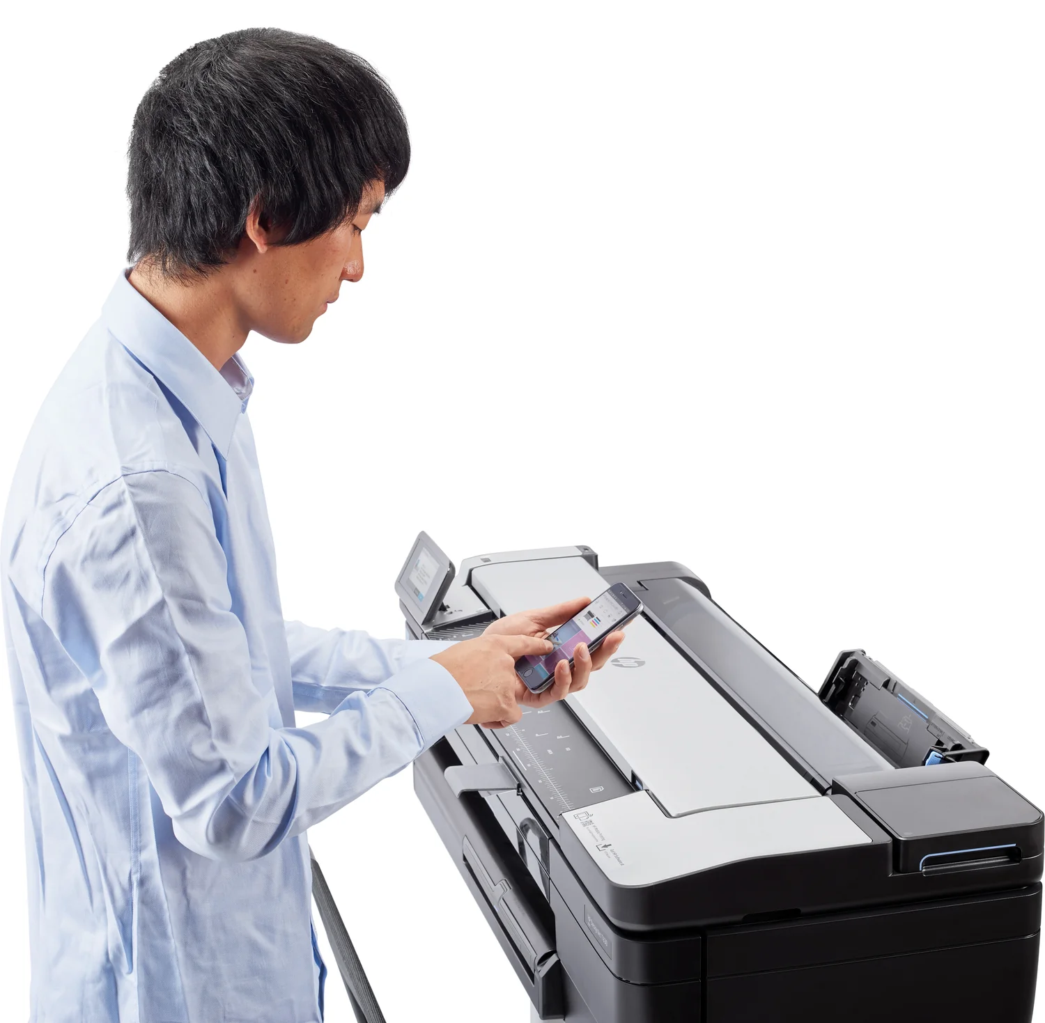 Plotter multifunções HP DesignJet T830 24'' Wi-Fi jato de tinta cor 2400x1200 DPI - Imagem 10