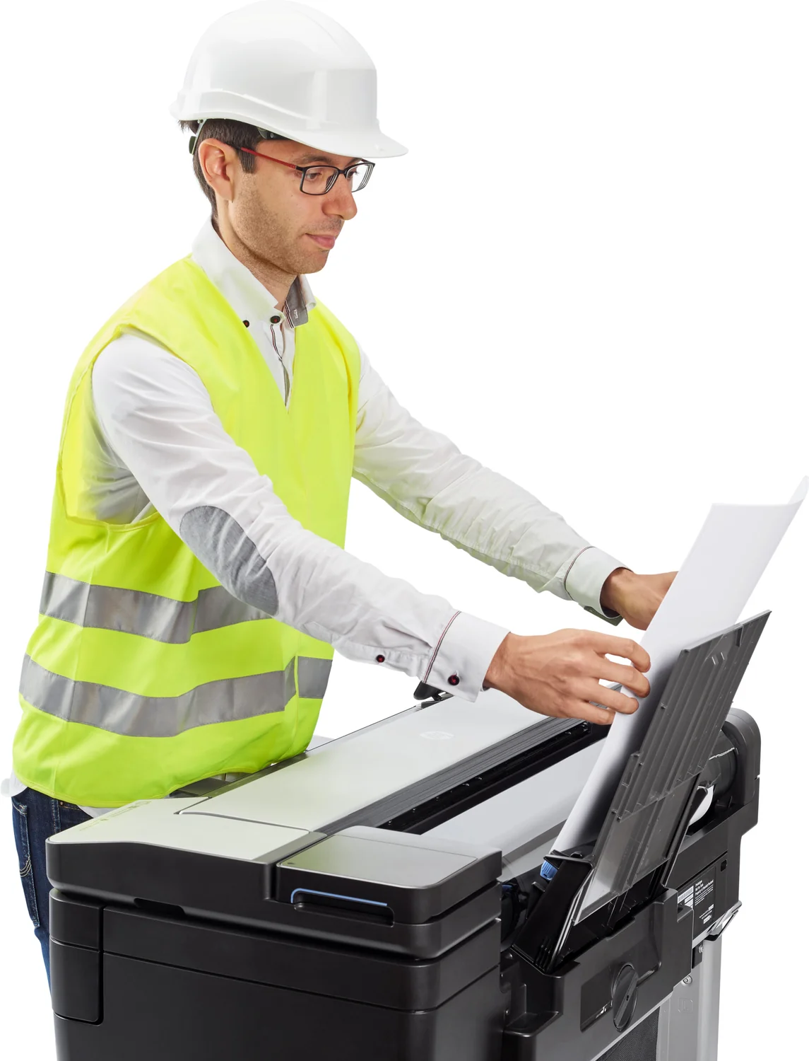 Plotter multifunções HP DesignJet T830 24'' Wi-Fi jato de tinta cor 2400x1200 DPI - Imagem 14
