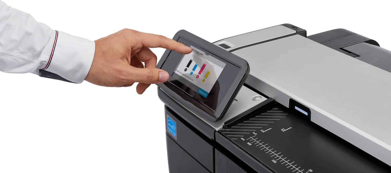Plotter multifunções HP DesignJet T830 24'' Wi-Fi jato de tinta cor 2400x1200 DPI - Imagem 7